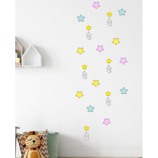 Elephant Star Wall Decal