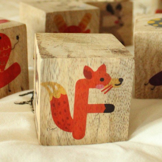 Alphabets & Numbers Wooden Blocks