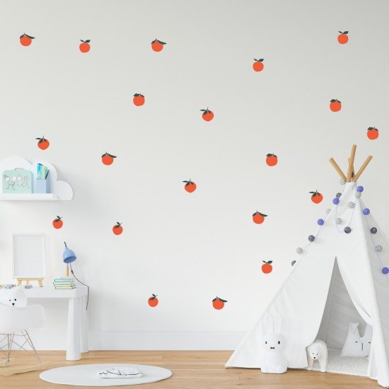 Orange Wall Decal