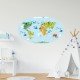 World Map Wall Mural