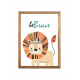 Brave Lion Wall frame