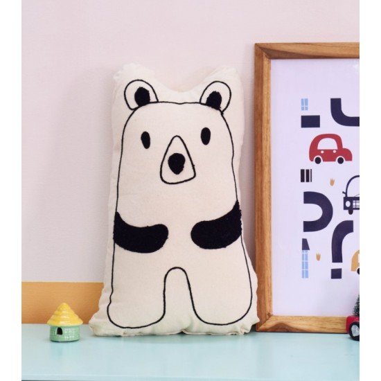 Black Bear Shape Cushion