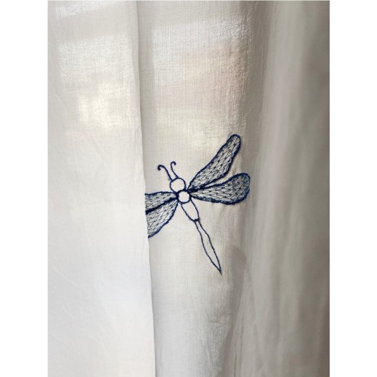 Dragonfly Embroidery Curtain