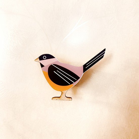 Black Sparrow Wall Hook