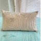 Contour Grey Embroidered Cushion