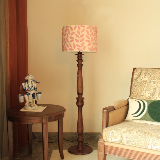 Madison Wood Floor Lamp Stand