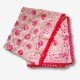 Red Rose Embroidered Phulkari Scarf 