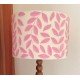 Pink Vine Applique Lamp Shade