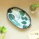 Tropical Metal Oval Tray