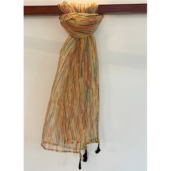 Multi colour Stripes Scarf