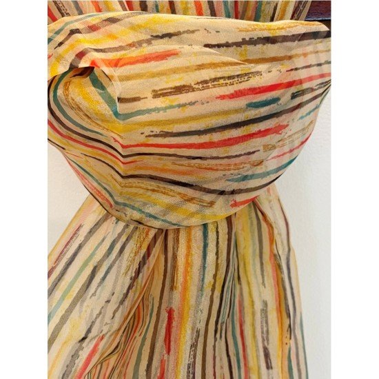 Multi colour Stripes Scarf