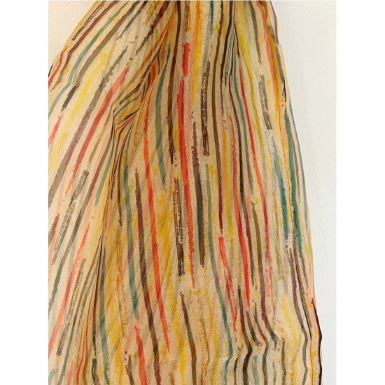 Multi colour Stripes Scarf