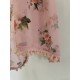 Flowers on Pink Scarf