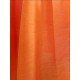 Solid Orange Art silk Curtain