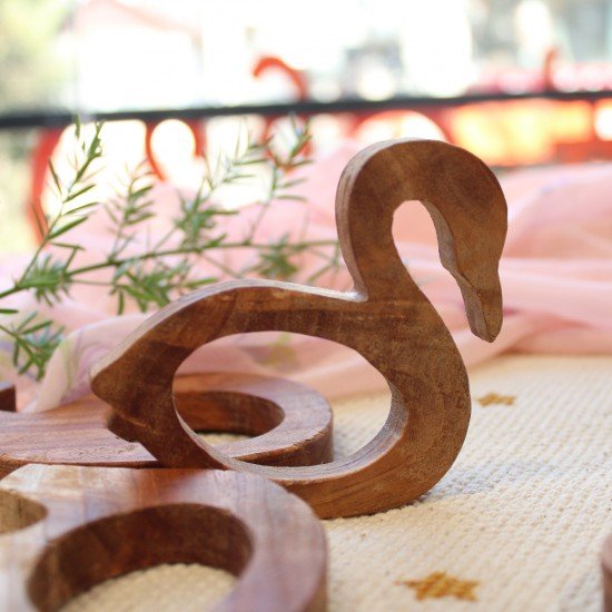 Swan Neem Wood Teether