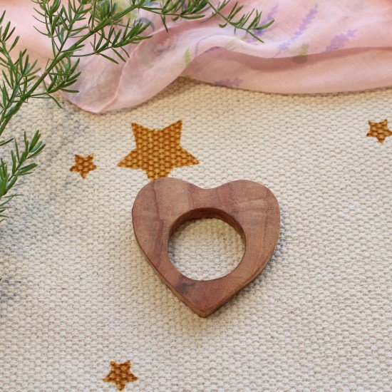 Heart Neem Wood Teether