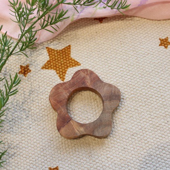 Flower Neem Wood Teether