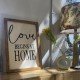 Love Begins At Home Wall Frame