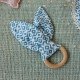 Blue Geo Printed Teether