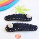 Black Katha Bead Hair Clip (Set of 2)