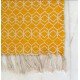 Yellow Geometric Printed Rug