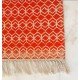 Orange Geometric Printed Rug