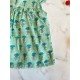 Dahlia Cyan Cotton Printed Dress