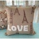 Love Chambey Embroidered Cushion