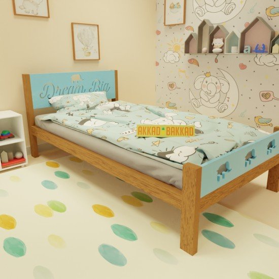 Dream Big Solid Wood Kids Bed