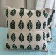 Leaf embroided Cushion