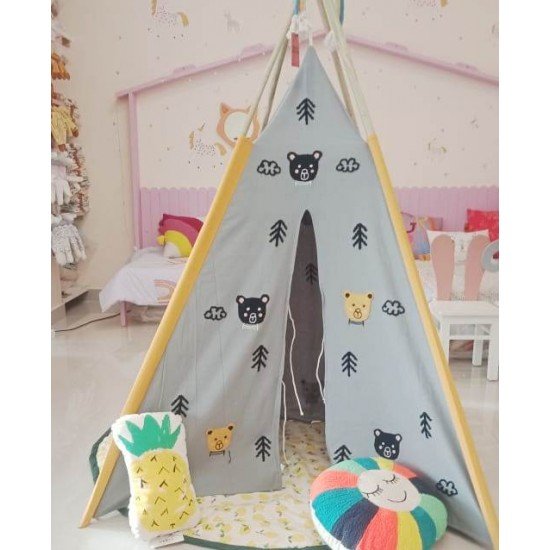 Bear Applique Teepee tent