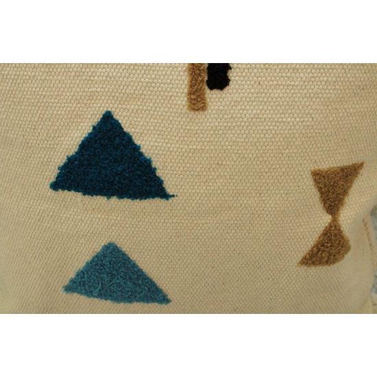 Abstract Triangle Cushion