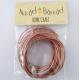 Rust coloured leather cord