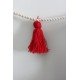 Red tassel Bunting