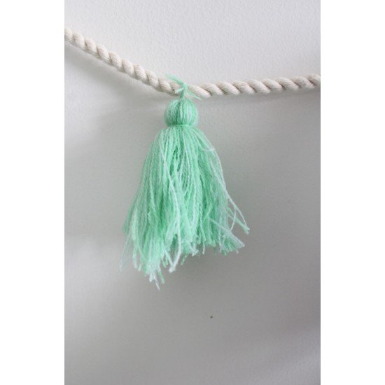 Pastel Green tassel Bunting