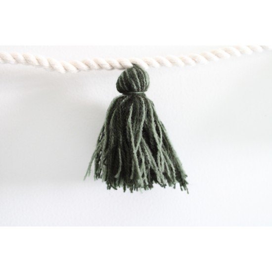 Olive Green tassel Bunting