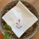 Tulip Emdroidered Napkin(Set of 6)